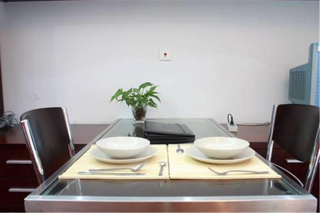 Shanghai Skiline World Union Service Apartment Exteriör bild