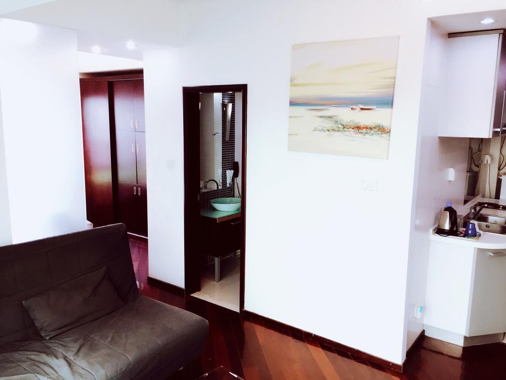 Shanghai Skiline World Union Service Apartment Exteriör bild