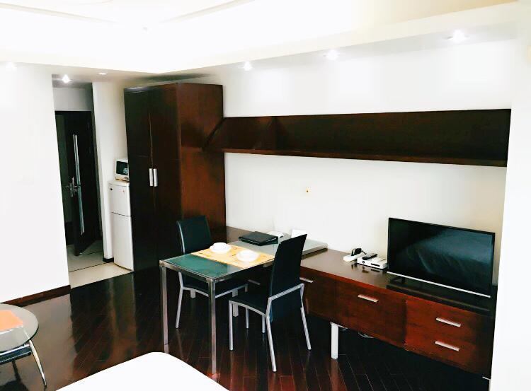Shanghai Skiline World Union Service Apartment Exteriör bild